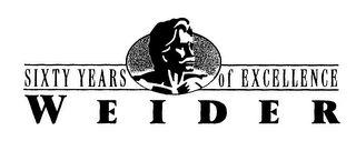 WEIDER SIXTY YEARS OF EXCELLENCE logo