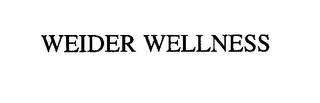 WEIDER WELLNESS logo