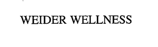 WEIDER WELLNESS logo