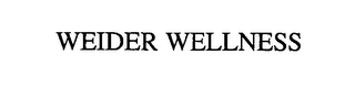 WEIDER WELLNESS logo