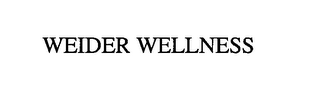 WEIDER WELLNESS logo