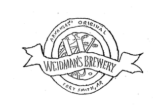 WEIDMAN'S BREWERY ARKANSAS ORIGINAL FORT SMITH, AR logo