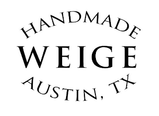 WEIGE HANDMADE AUSTIN, TX logo