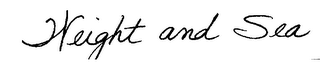 WEIGHT AND SEA logo