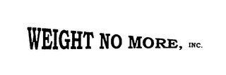 WEIGHT NO MORE, INC. logo