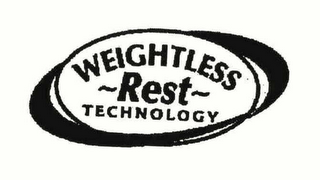 WEIGHTLESS ~ REST ~ TECHNOLOGY logo