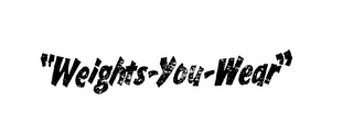 "WEIGHTS-YOU-WEAR" logo