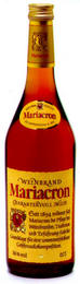 WEINBRAND MARIACRON CHARAKTERVOLL MILD logo