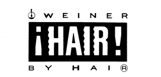 WEINER !HAIR! BY HAIR logo