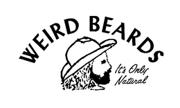 WEIRD BEARDS IT'S ONLY NATURAL logo