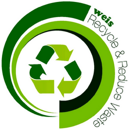 WEIS RECYCLE & REDUCE WASTE logo