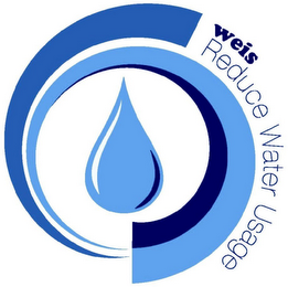 WEIS REDUCE WATER USAGE logo
