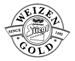 WEIZEN GOLD SALZBURGER STIEGL SINCE 1492 logo