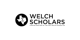 WELCH SCHOLARS FUNDING PROVIDED BY THE FINIS WELCH FOUNDATION logo