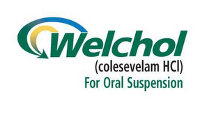 WELCHOL (COLESEVELAM HCI) FOR ORAL SUSPENSION logo
