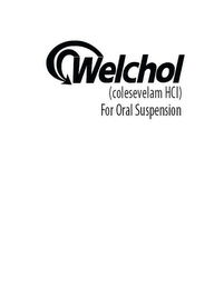 WELCHOL (COLESEVELAM HCL) FOR ORAL SUSPENSION logo