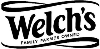WELCH'S FAMILY FARMER OWNED logo