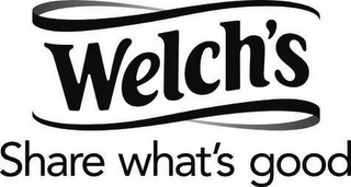 WELCH'S SHARE WHAT'S GOOD logo