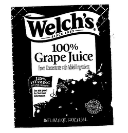 WELCH'S SINCE 1869 logo