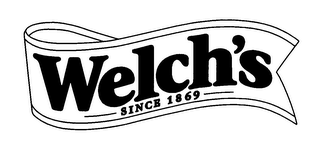 WELCH'S SINCE 1869 logo