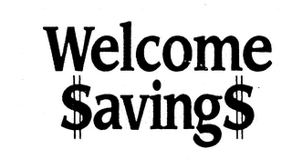 WELCOME $AVING$ logo