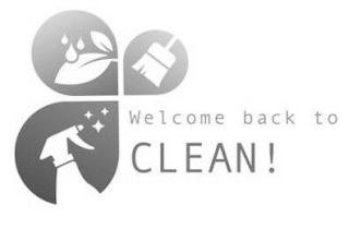 WELCOME BACK TO CLEAN! logo