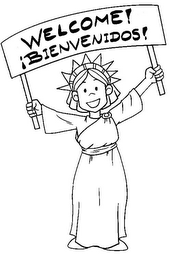 WELCOME! !BIENVENIDOS! logo