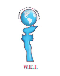 WELCOME ENGLISH INTERNATIONAL W.E.I. logo