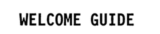 WELCOME GUIDE logo