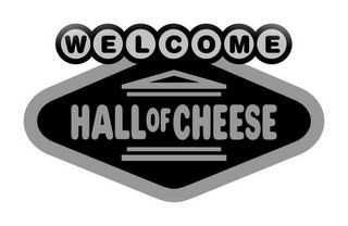 WELCOME HALL OF CHEESE logo