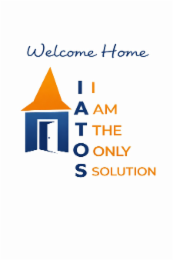 WELCOME HOME IATOS I AM THE ONLY SOLUTION logo