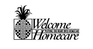 WELCOME HOMECARE PUTTING THE HEART INTO HOMECARE logo