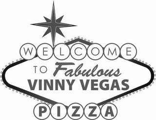 WELCOME TO FABULOUS VINNY VEGAS PIZZA logo