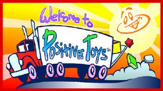 WELCOME TO POSITIVE TOYS logo