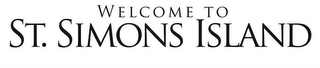 WELCOME TO ST. SIMONS ISLAND logo
