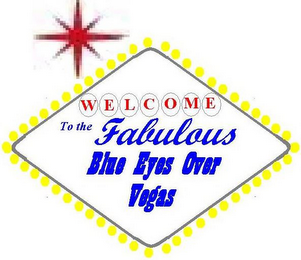 WELCOME TO THE FABULOUS BLUE EYES OVER VEGAS logo
