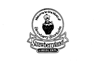 WELCOME TO THE WORLD OF STRAWBERRY SHORTCAKE STRAWBERRYLAND COLLECTION logo