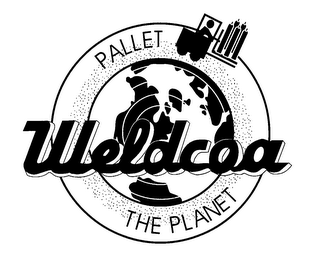 WELDCOA PALLET THE PLANET logo