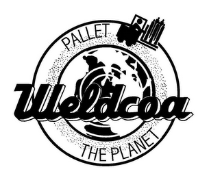 WELDCOA PALLET THE PLANET logo