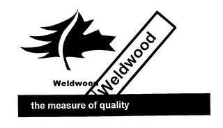 WELDWOOD THE MEASURE OF QUALITY logo