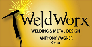 WELDWORX WELDING & METAL DESIGN ANTHONYWAGNER OWNER logo