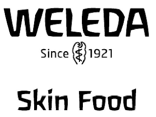 WELEDA SINCE 1921 SKIN FOOD logo