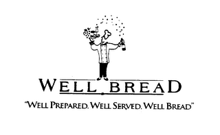 WELL BREAD "WELL PREPARED, WELL SERVED, WELL BREAD" logo
