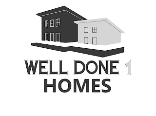 WELL DONE 1 HOMES logo