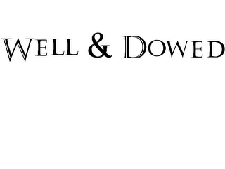 WELL & DOWED logo