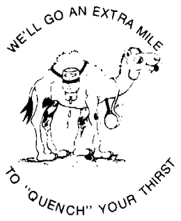 WE'LL GO AN EXTRA MILE TO "QUENCH" YOUR THIRST logo