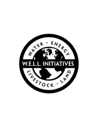 W.E.L.L. INITIATIVES WATER · ENERGY LIVESTOCK · LAND logo