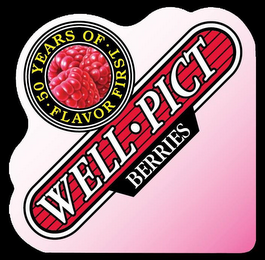WELL PICT BERRIES 50 YEARS OF FLAVOR FIRST logo