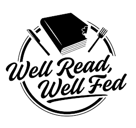 WELL READ, WELL FED logo