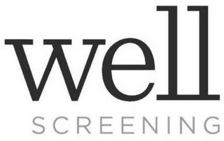 WELL SCREENING logo